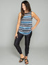 The Jogger - Black Stripe / Black